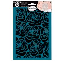 Pochoir 3d - Roses - Aladine
