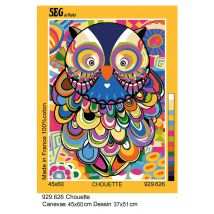 Canevas Seg Chouette 45 X 60 Cm