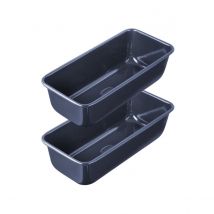 Lot De 2 Moules À Cake Coins Arrondis 25 Cm Dr. Oetker Back Liebe