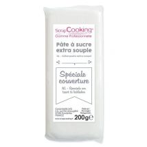 Pâte À Sucre De Couverture Blanche 200 G - Scrapcooking