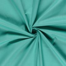 Tissu Coton Uni Sonata Vert Émeraude - Au Mètre