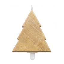 Bougie Sapin Doré - Scrapcooking