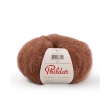 Pelote De Laine Et Mohair À Tricoter Phil Felin - 25gr - Phildar Fauve Orange