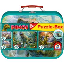 Puzzle 60 Pièces - 4 Puzzles - Dinosaures - Schmidt Spiele