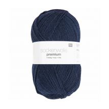 Fil À Chaussette Sockenwoll Premium 4 Brins - 100gr - Rico Design 16 Bleu