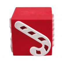 Tampon Cube En Caoutchouc Pour Enfant 4 Faces Noël Traditionnel - Megacrea DIY