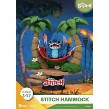 Lilo & Stitch - Diorama D-stage Stitch Hammock 13 Cm - Beast Kingdom