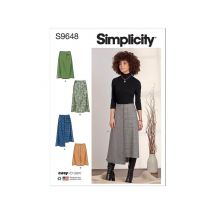 Patron Simplicity 9648 - Jupe Du 36 Au 52 (fr) S9648.k5 Taille N°fr 44-52