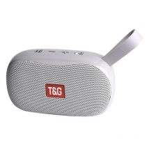 Enceinte Bluetooth Portable Style Tissé Avec Subwoofer Aux Tf Usb Fm Argent Yonis - Yonis