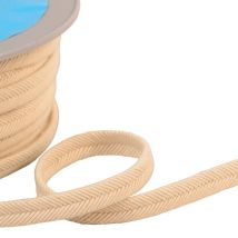 Double Cordon Fils 10mm Écru Au Mètre - My mercerie