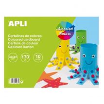 Bloc De Carton 10 Feuilles Couleurs - Agipa