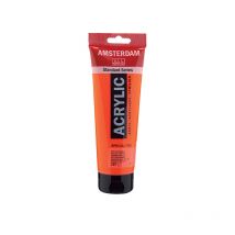 Peinture Acrylique En Tube - Orange Reflex - 257 - Amsterdam - 250ml