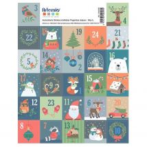 54 Stickers Timbres De Noël 3 Cm - Artemio