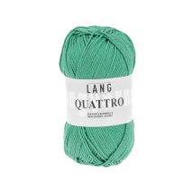 Fil À Tricoter 100% Coton Quattro - Lang Yarns 17 Vert - LangYarns