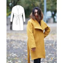 Patron Manteau - Olga- Taille 34 À 48 - Majam