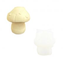 Moule En Silicone 9 Cm X 8 Cm X 7,5 Cm - Champignon - Jesmonite