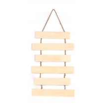 Décoration Murale 6 Planches Bois 31 Cm - Graine Creative