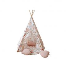 Tente Tipi Avec Tapis flower Power - Moi Mili