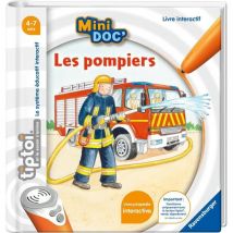 Tiptoi, Livre Interactif, Mini Doc' Les Pompiers, 4 Ans, 13099023, - Ravensburger