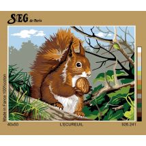 Canevas Antique Lécureuil 40x50cm - SEG