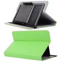 Housse Universelle Tablette Tactile 7 Pouces Simili Cuir Porte Carte Chic Vert Yonis - Yonis