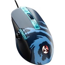 Lexip X Tsume - Souris Naruto Shippuden Kakashi - Joystick De Pouce Analogique - 12 Boutons Et Actions Programmables - Poids Ajustable - Capteur
