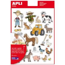 Gommettes La Ferme X 66 - Apli