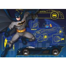 Puzzle Xxl Batman Et Sa Batmobile - 100 Pieces - Ravensburger - 132621 - Ravensburger