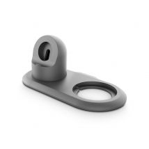 Avizar Socle De Chargement Pour Apple Watch Et Iphone 2 En 1 Magsafe En Tpu Gris