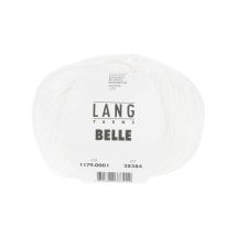 Pelote De Coton À Tricoter Et Crocheter Belle - Lang Yarns 01 Blanc - LangYarns