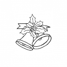 Tampon Transparent Cloches De Noël - Kaisercraft