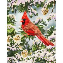 Diamond Dotz, Cardinal Bonne Fortune, Dim. 35,5x45,7 Cm, 1 Pq.