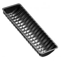 Moule À Bûche De Noël 32 X 12,5 Cm Zenker Black Metallic