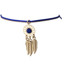 Bracelet Fantaisie Bleu Foncé Thème Indien Pour Femme - - PAS DE MARQUE -