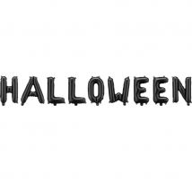 Guirlande De Ballons Mylar Halloween Noir - PartyDeco