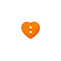 Boutons Coeur 2 Trous 12 Mm X 4 - Union Knopf Orange - PrymUnionKnopf