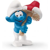 Figurine Schtroumpf Avec Champignon - Schleich