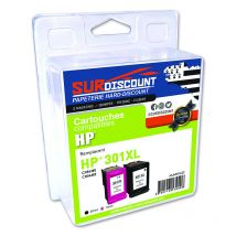 Hp 301xl Pack De 2 Cartouches Compatibles Surdiscount - Surdiscount