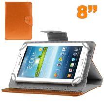 Housse Universelle Tablette Tactile 8 Pouces Anti Rayure Antichoc Paysage Orange Yonis - Yonis