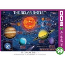 Puzzle 500 Pièces - Pièces Xxl - The Solar System Illustrated - Eurographics