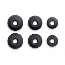 Embouts Intra-auriculaires De Rechange Taille S, M, L Noir - Avizar