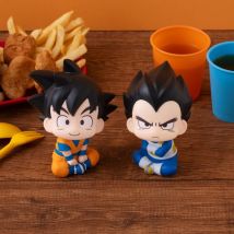 Dragon Ball Daima - Statuette Look Up Son Goku & Vegeta Mini 11 Cm (avec Bonus) - Megahouse
