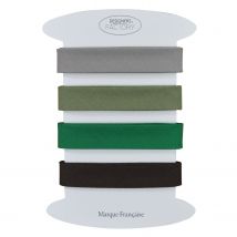 Lot De 4 Biais Coton Unis - 2 Mètres Par Couleur - Designers-factory (lot D) - Designers-factory