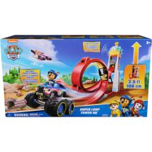 Pat Patrouille Le Quartier Général Rescue Wheels 106 Cm Avec Sons Et Lumiéres + Véhicule Police + Figurine Chase - Paw Patrol - Spin Master - 20146467