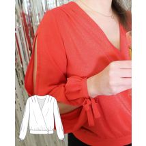 Patron Blouse - Satine- Taille 34 À 48 - Majam