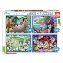 Puzzle Multi 4 En 1 - Classiques Disney - - Educa Borras