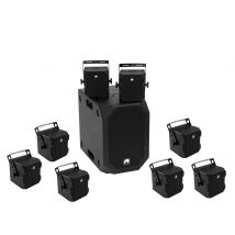Omnitronic Ensemble Bob-10a Bk + 8x Bob-4 Bk - Omnitronic Professional Innovation