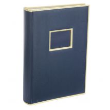 Album Photo Semikolon « Pocket 300 » – 300 Pochettes (100 Pages) – 22,5 × 32,8 Cm – Pages Crème – Couverture Marine