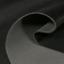 Tissu Résille Matelassé Mesh 3d Gris - Au Mètre - Craftine