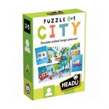 Puzzle 8 + 1 The City- La Ville - Headu